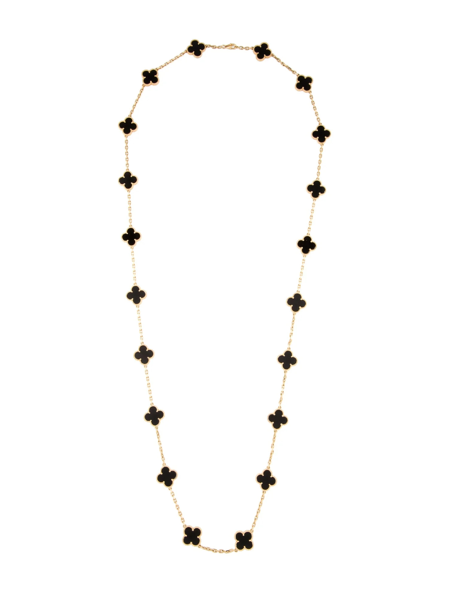 Vintage Alhambra 20 Motif Long Necklace | The RealReal