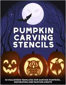 Pumpkin Carving Stencils: 50 Halloween Templates for Carving Pumpkins, Decorating and Painting Cr... | Amazon (US)