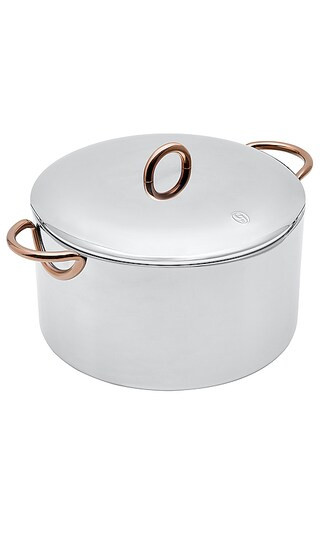 Great Jones Big Deal 8-quart Stainless Steel Stockpot in Metallic Silver. | Revolve Clothing (Global)