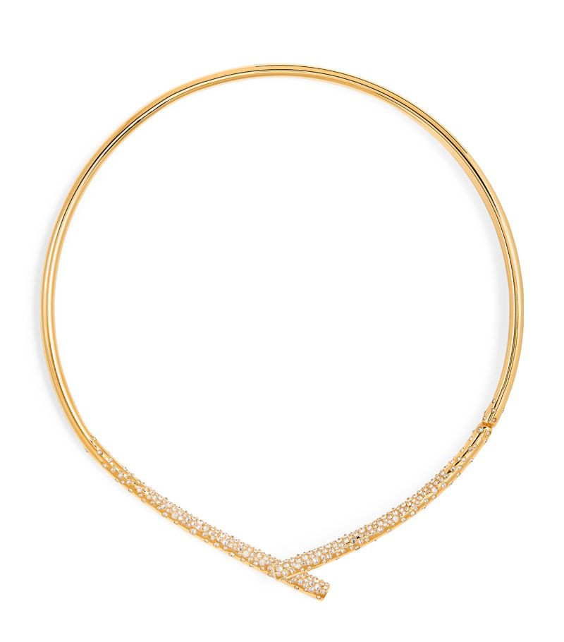 Tabayer Yellow Gold And Diamond Oera Edition 03 Choker | Harrods
