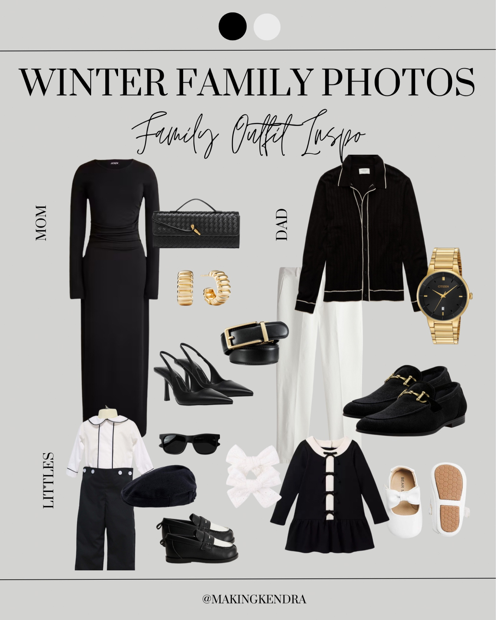 Cozy up this season with timeless looks for the whole family! ⛄️ I'm loving these classic black-and-white combos that are easy to put together and guaranteed to keep everyone warm and stylish.

#WinterFamilyPhotos #FamilyStyle #LTKFamily #WinterOutfits