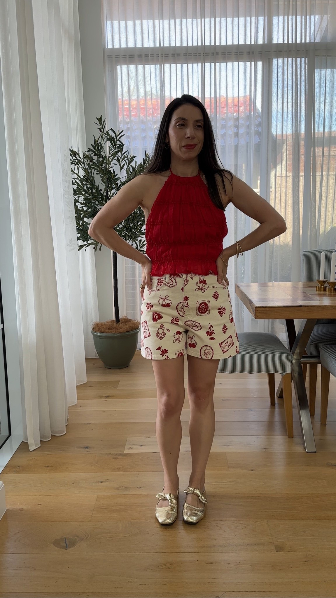 Cute fit (halter is kmart ❤️) 