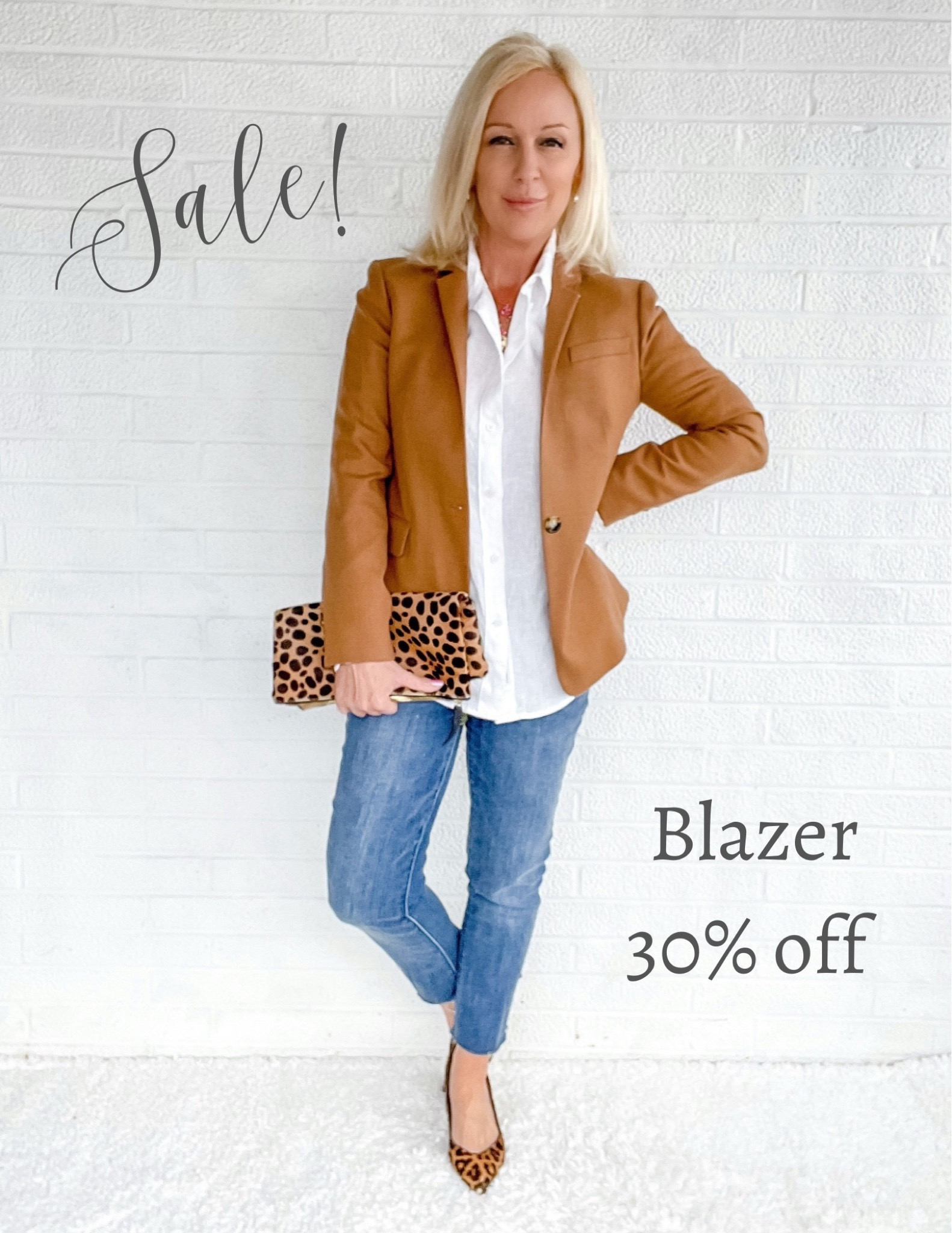 Camel wool blazer is 30% off - one of my best selling items of all time!

#LTKsalealert #LTKover40 #LTKworkwear