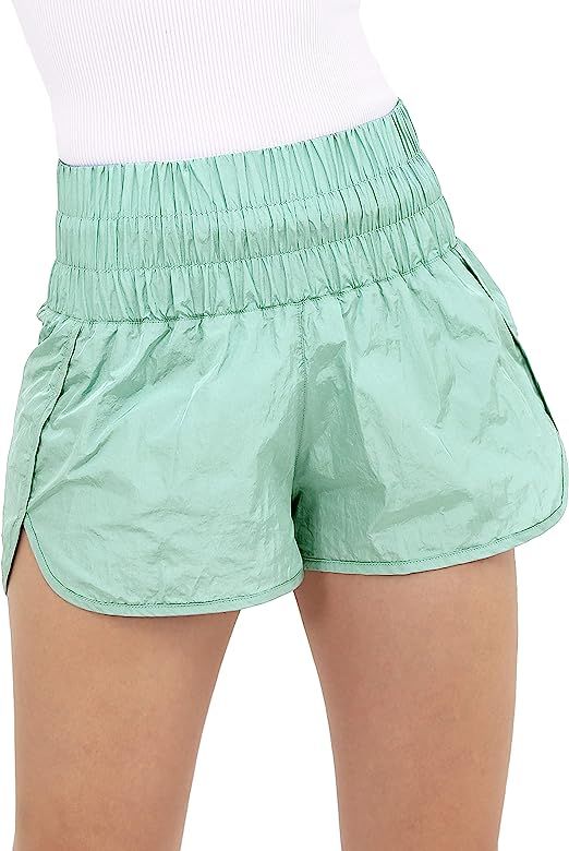 ODODOS GoTo Athletic Shorts, Elastic High Waist Workout Shorts for Women, Quick Dry Casual Summer Gy | Amazon (US)