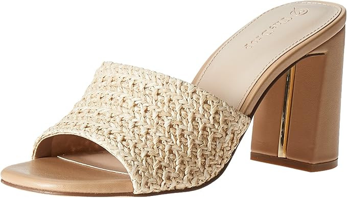 The Drop Women's Pattie High Block-Heeled Mule Sandal | Amazon (US)