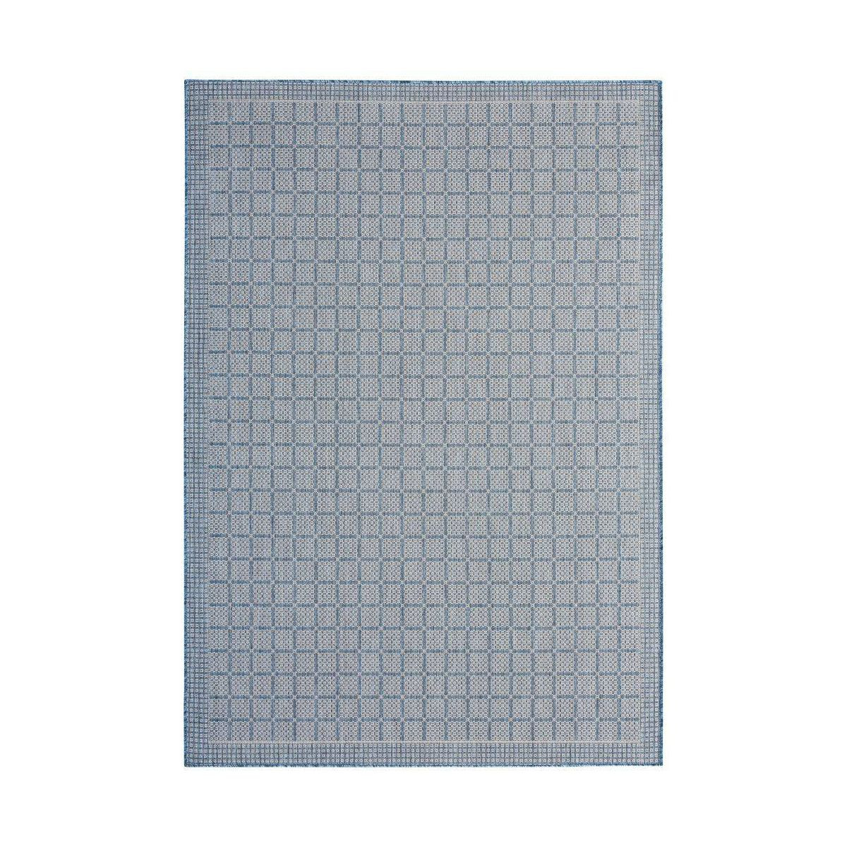 7'9" x 10'2" New York Patio Country Luna Rug Blue/Gray - Nicole Miller: UV & Stain Resistant, Wov... | Target