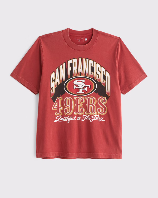 San Francisco 49ers Vintage-Inspired Graphic Tee | Abercrombie & Fitch (US)