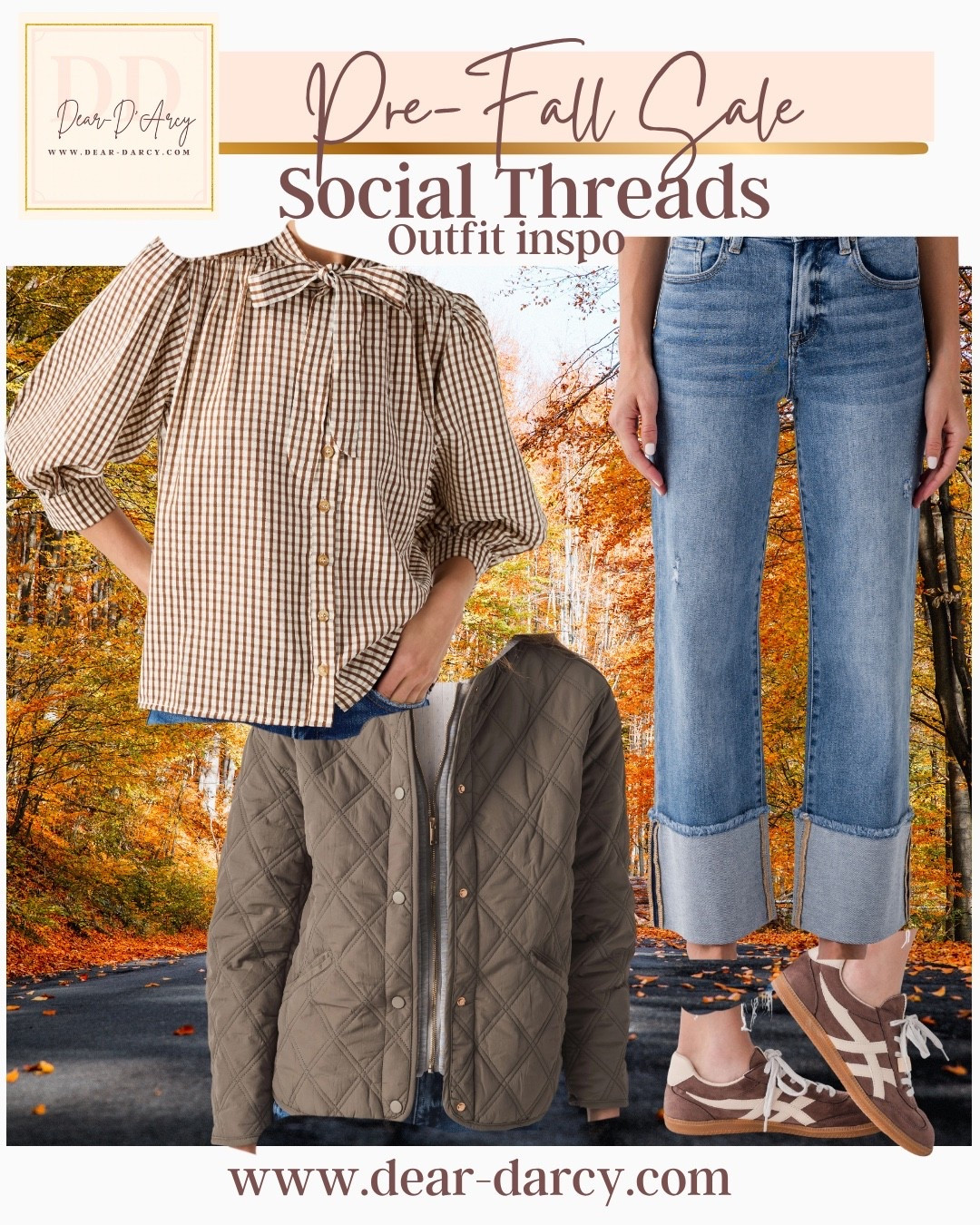 Pre- Fall 🍂Social Threads 
25% off sale with code 
PF25 

Risen jeans are great quality and. Or all under $80 now you can get them under $70
Some of my favorite styles 

And several cute tops- sweaters and a darling Quilted jacket 

Pieces to build your wardrobe that you can wear now and in to Fal and layered for winter for years to come 

Loafers and sneakers 

Cutest gingham top with boy
I need this

My Best selling cuff jeans 
So good

Quilted jacket

#LTKootd #LTKOver40 #LTKgrwm