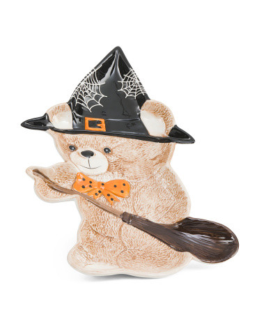16.5in Teddy Witch Platter | TJ Maxx