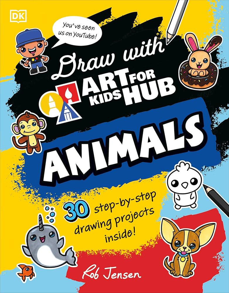 Draw with Art for Kids Hub Animals Paperback Jensen, Rob Art for Kids Hub | Amazon (US)
