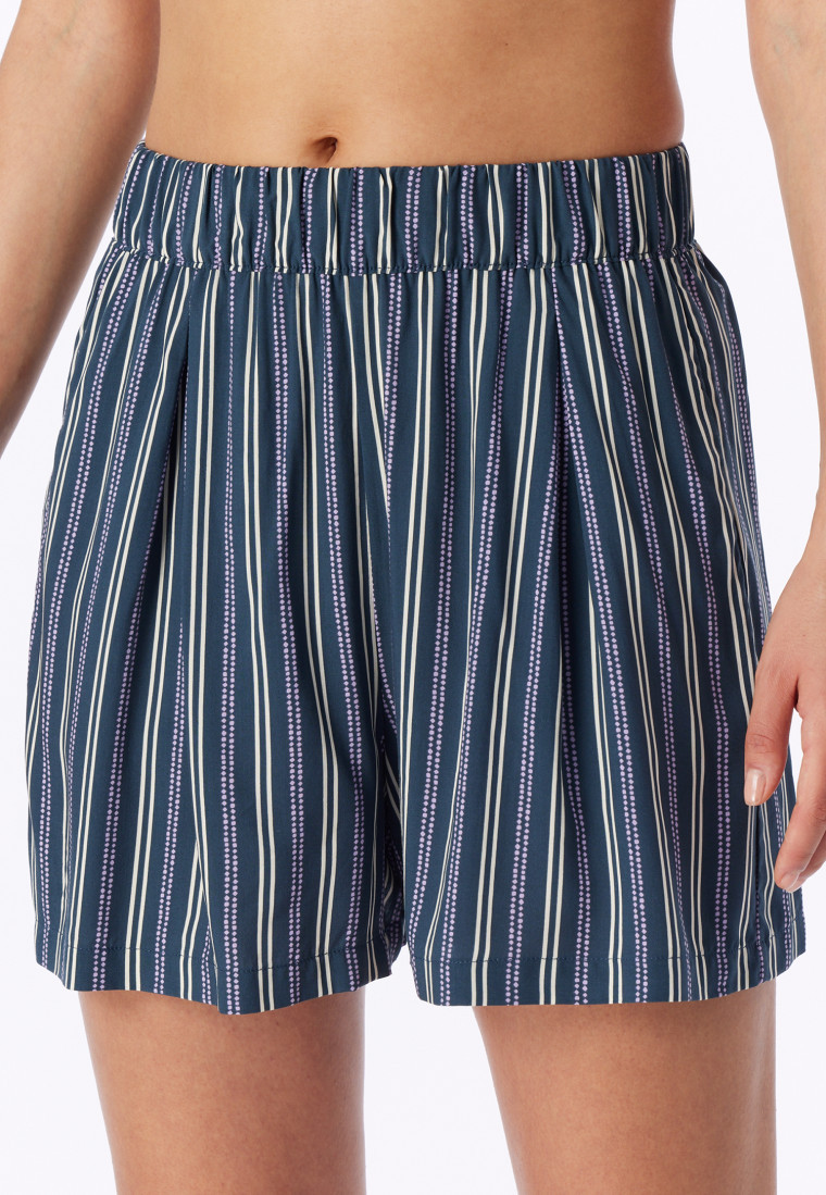 Hose kurz Viskose-Webware Streifen multicolor  Mix+Relax | SCHIESSER | schiesser.com DE