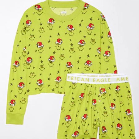 Grinch pjs, shirt and shorts Christmas pajamas, Grinchmas 

#LTKfindsunder50 #LTKSeasonal #LTKHoliday