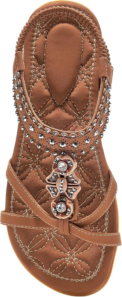 Alicegana Womens Sandals Shoes Comfort Walking with Non Slip on Casual Summer Beach Shoes Dress A... | Amazon (US)
