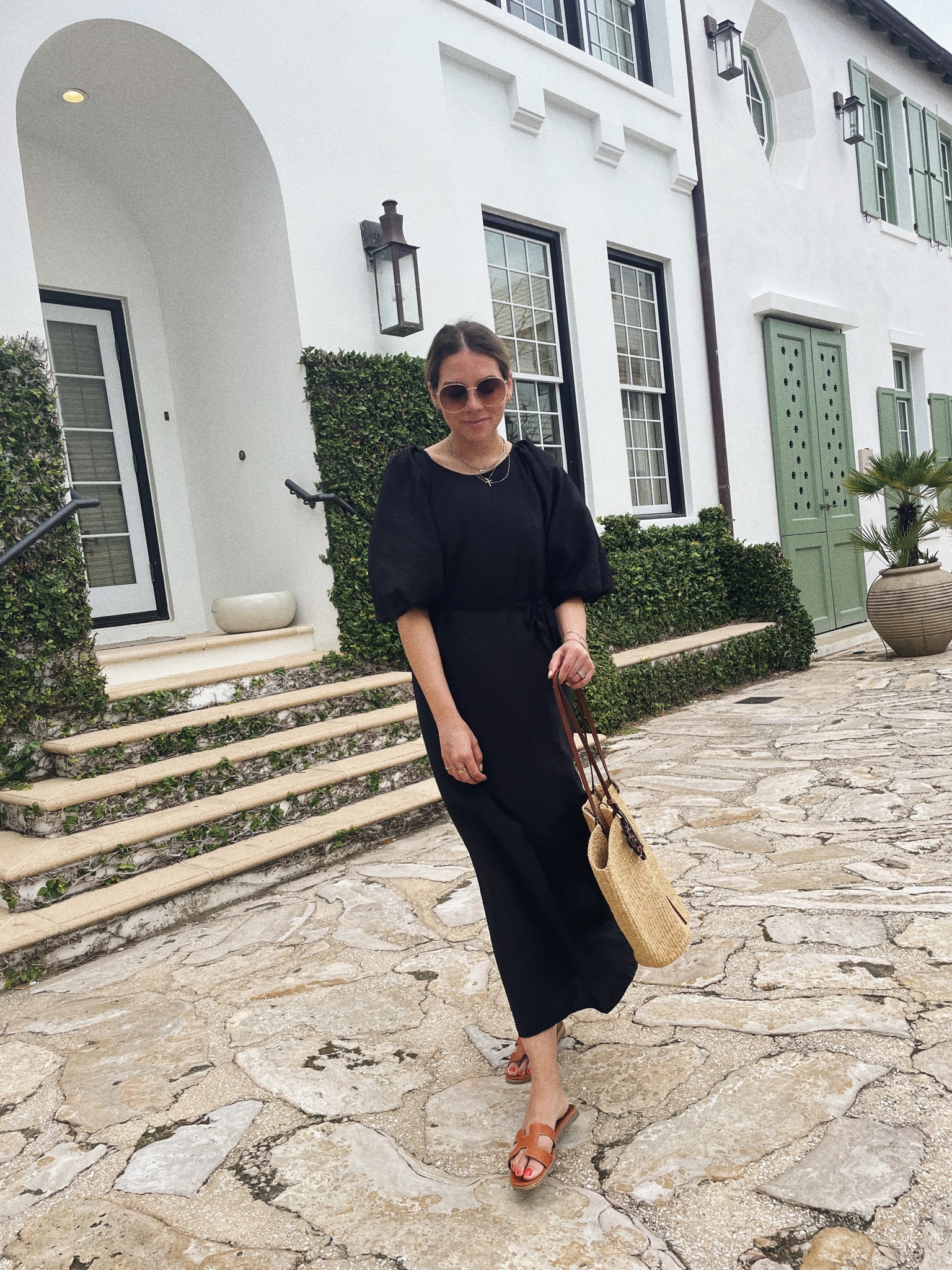 Black casual dress 