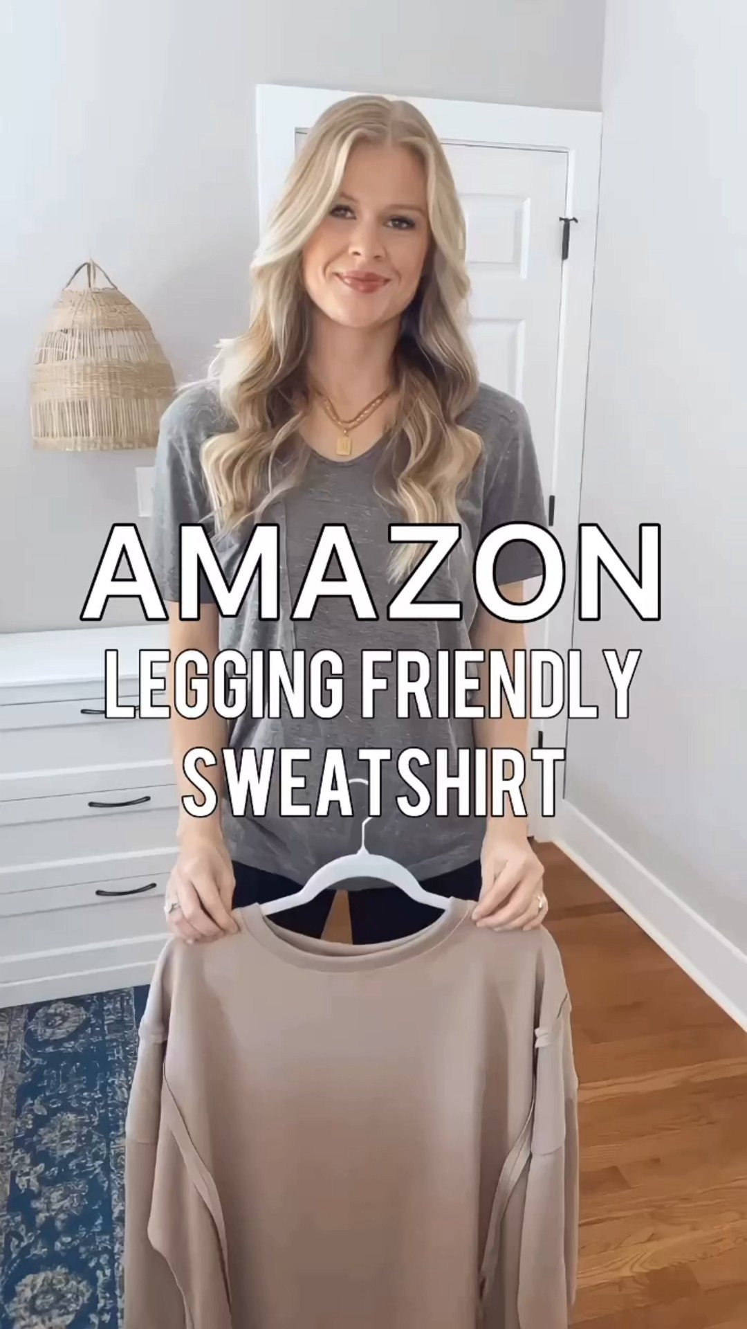 There’s nothing better than a sweatshirt that’s legging friendly - this one is so comfortable and is one of my bestsellers! Paired it with a white layering tee and no front seam leggings!  

Wearing size medium in the sweatshirt and tee, size small in the leggings 

#amazondeals #amazonmusthave #momstyle #winterstyle #winterfashion 

#LTKHoliday #LTKFindsUnder50 #LTKSaleAlert