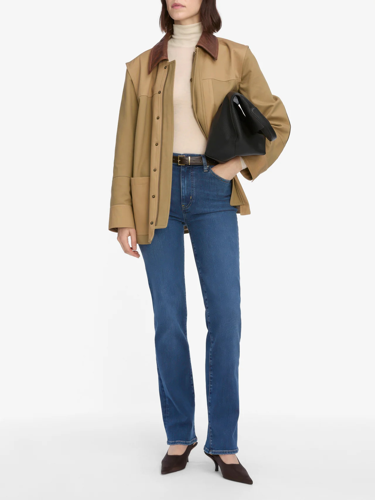 LE SLEEK STRAIGHT LONG FEMMA | Frame Denim