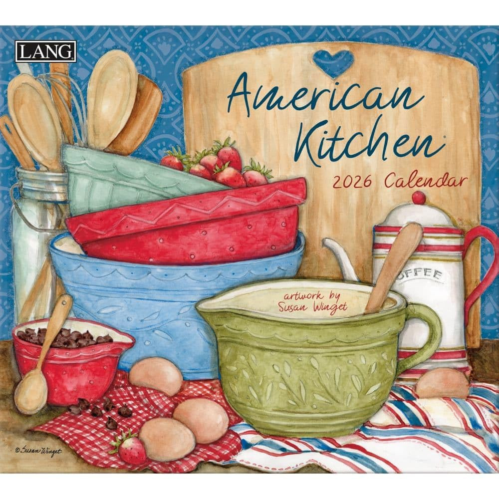 Lang, American Kitchen 2026 Wall Calendar by Susan Winget | Amazon (US)