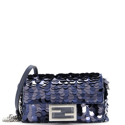 Fendi Baguette NM Bag Sequins Mini | eBay US