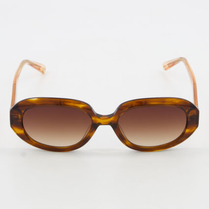 Brown Penny Square Sunglasses | TK Maxx