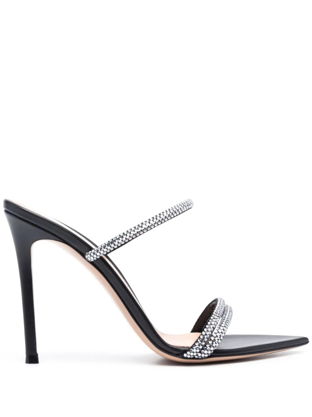 Cannes 105mm leather sandals | Farfetch Global