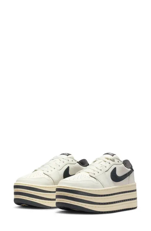 Air Jordan 1 Triple Platform Basketball Sneaker in Sail/Anthracite/Coconut Milk at Nordstrom, Size 11 | Nordstrom