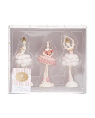 Set Of 3 Sugarplum Ballerinas | TJ Maxx