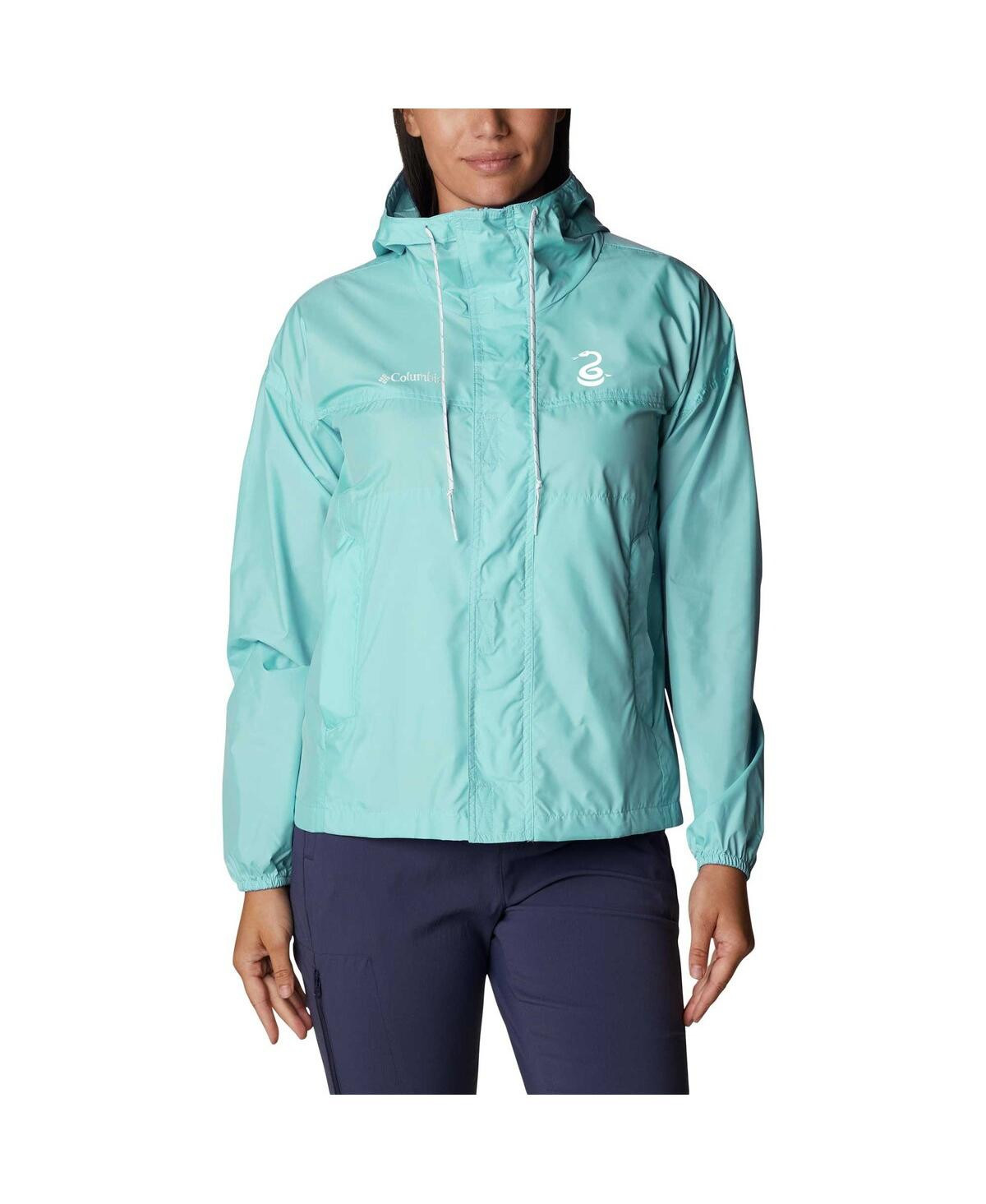 Columbia Women's Mint Philadelphia Union Flash Challenger Omni-Shade Full-Zip Windbreaker - Mint | Macy's