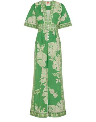 Lace Monsteras jumpsuit - FARM RIO | 24S US