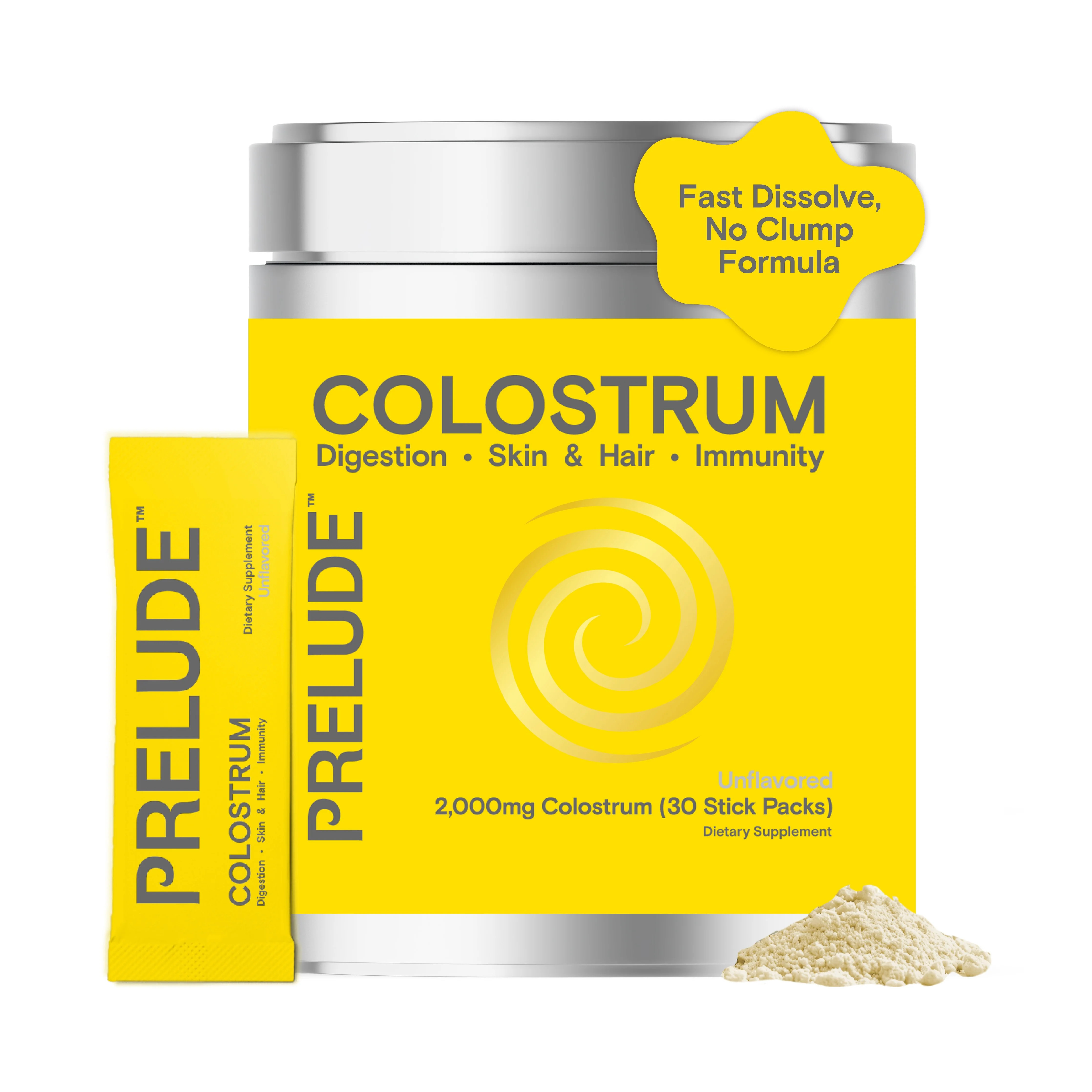 Colostrum Stick Packs | Prelude Nutrition
