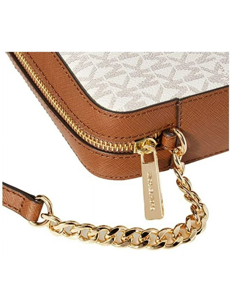 Michael Kors Jet Set Item Large Crossbody Vanilla/Acrn (35F8GTTC3B-150) | Walmart (US)