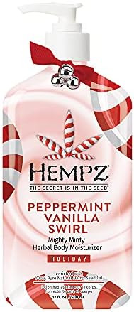 Peppermint Vanilla Swirl Herbal Body Moisturizer 17 oz. | Amazon (US)
