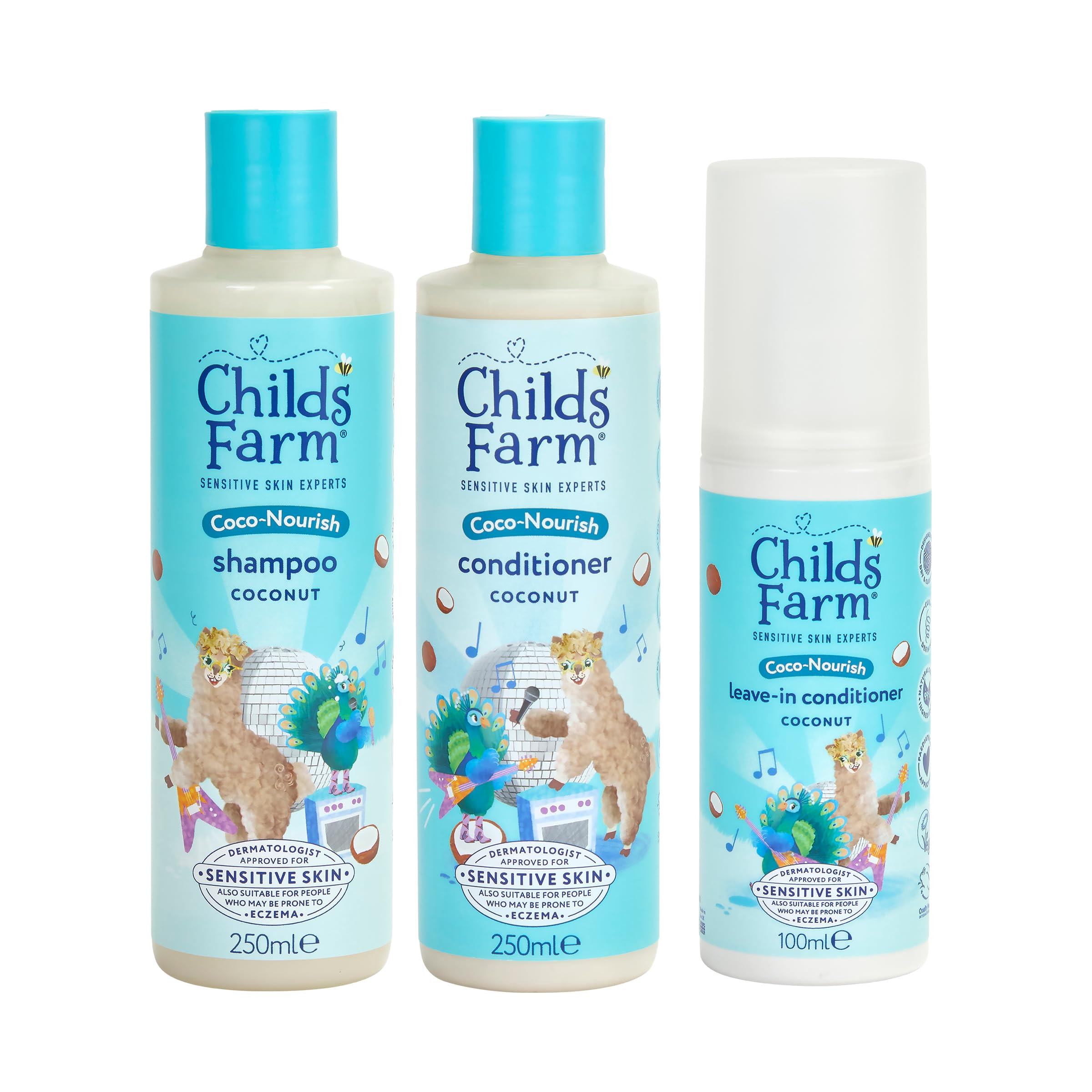 Childs Farm Kids Coco-Nourish Hair Regime Bundle |Tear Free Coconut Shampoo (250ml), Conditioner ... | Amazon (UK)