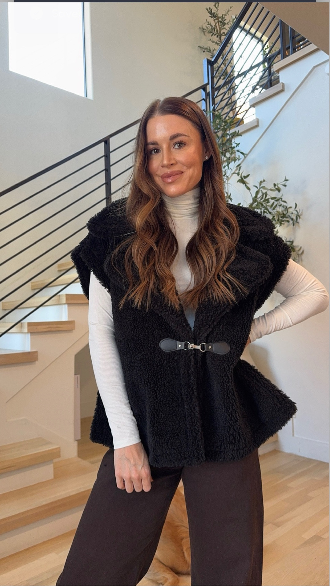 I had to grab this faux sherpa vest as soon as I saw it online! How perfect is this? I love the clip in the front and this chunky collar is everything! 

Walmart finds
Walmart fashion
Winter outfits
Winter style
Turtleneck
Brown jeans

#LTKGiftGuide #LTKootd #LTKdayinmylife