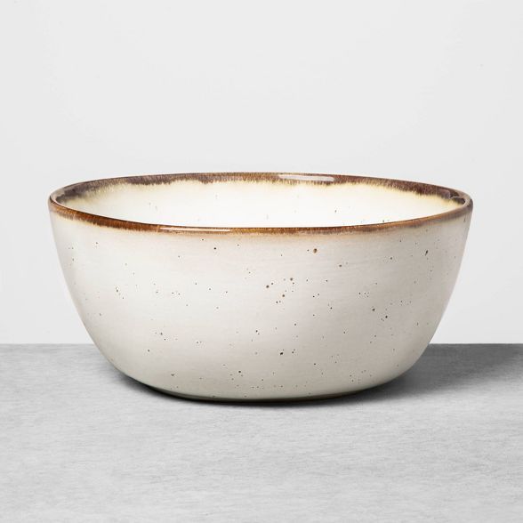 Stoneware Reactive Glaze Serve Bowl - Hearth & Hand™ with Magnolia | Target