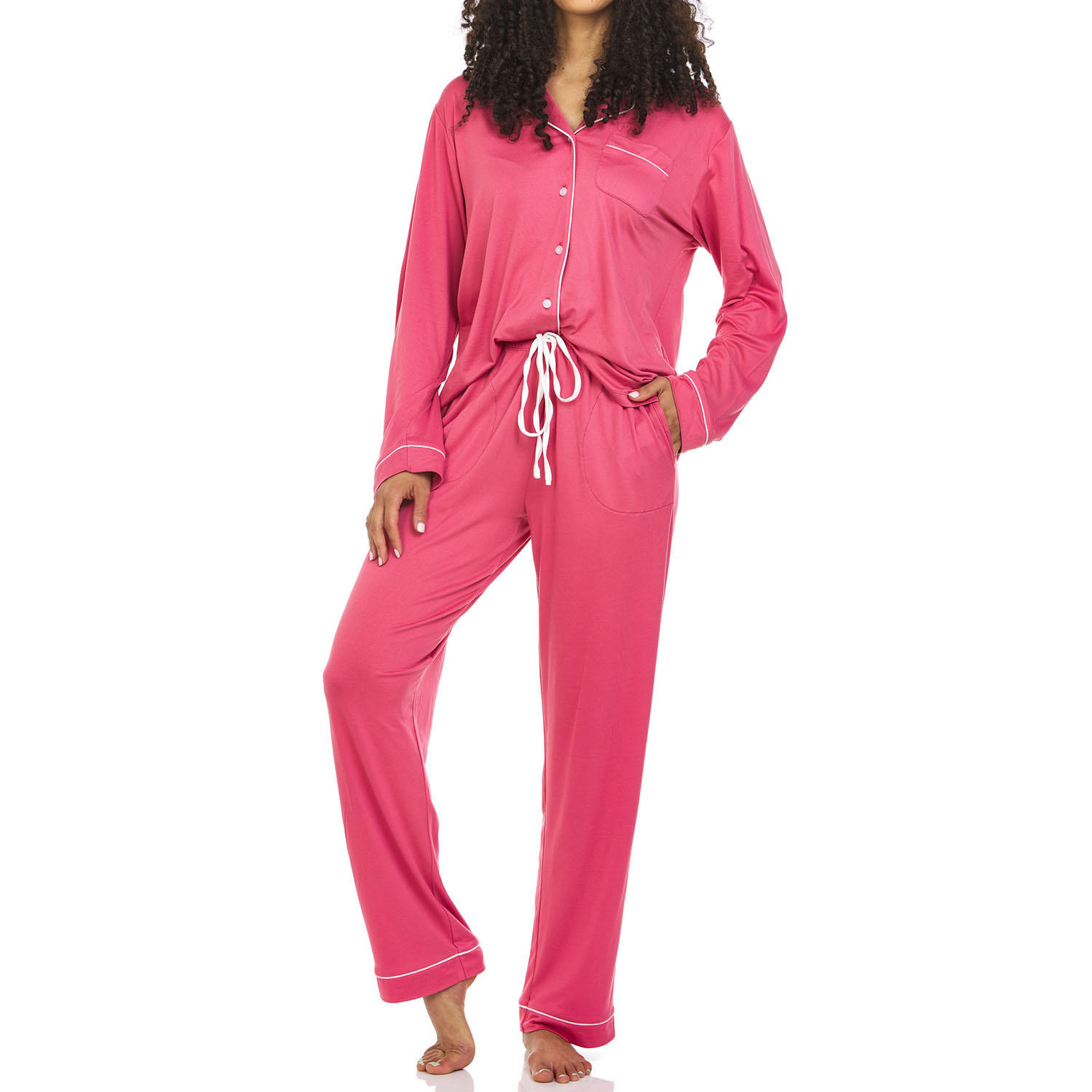 Flora by Flora Nikrooz Ladies 2-Piece Notch Collar PJ Set | Sam's Club