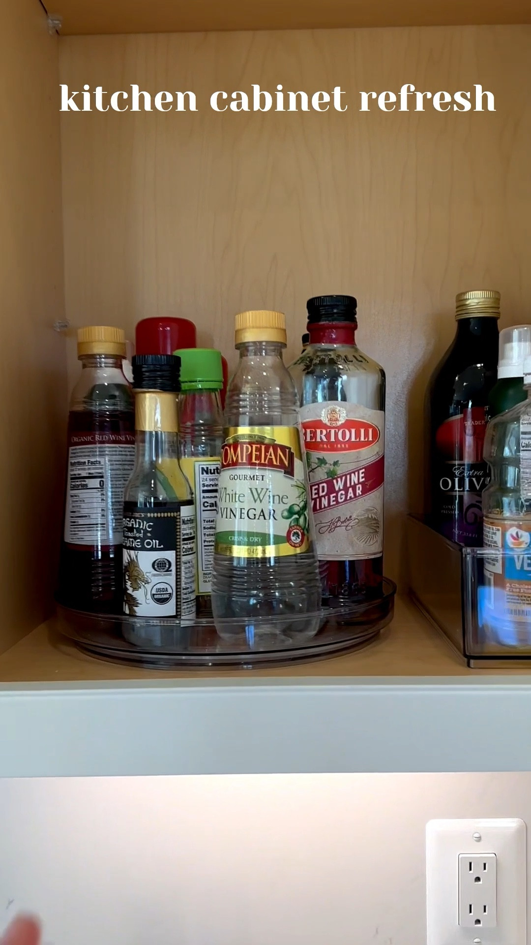 Kitchen cabinet refresh for easy access with only two organzing products. 





#LTKmomlife #LTKHome #LTKSaleAlert