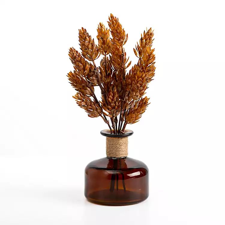 Hops Arrangement in Amber Glass Vase | Kirkland's Home
