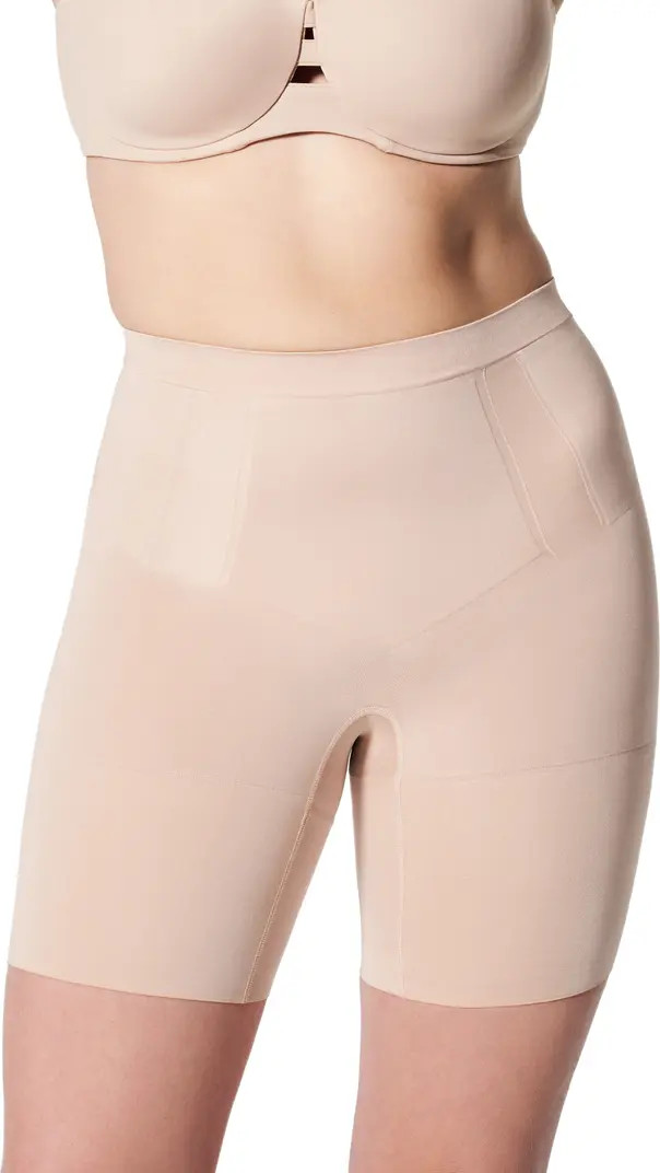 SPANX® OnCore Mid Thigh Shorts | Nordstrom | Nordstrom