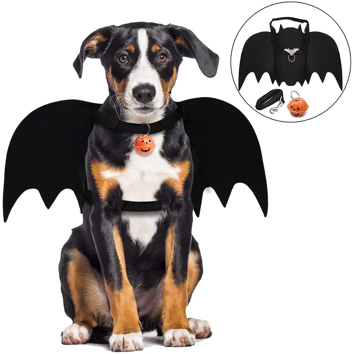 Dog Halloween Costumes, Halloween Bat WIngs Pet Costume?Halloween Outfits for Dogs?Pet Halloween ... | Walmart (US)