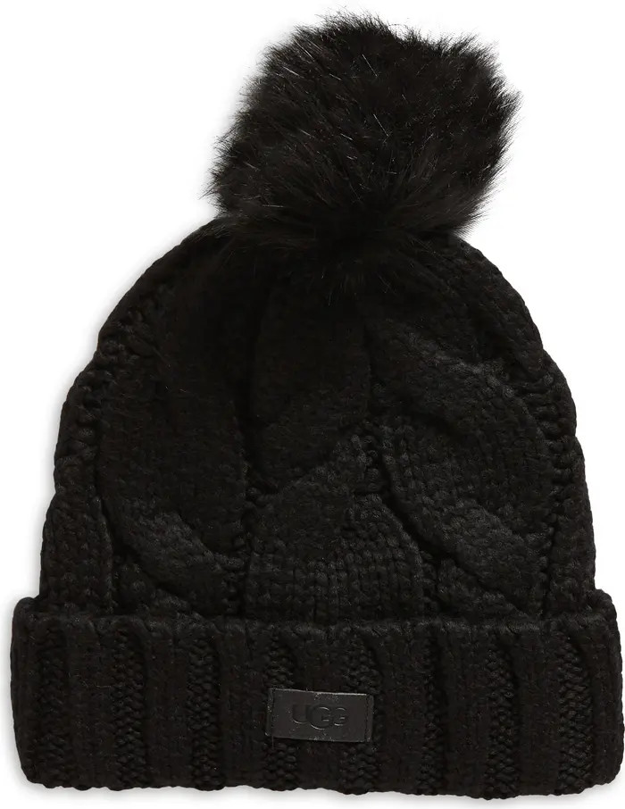 Cable Knit Pom Beanie | Nordstrom