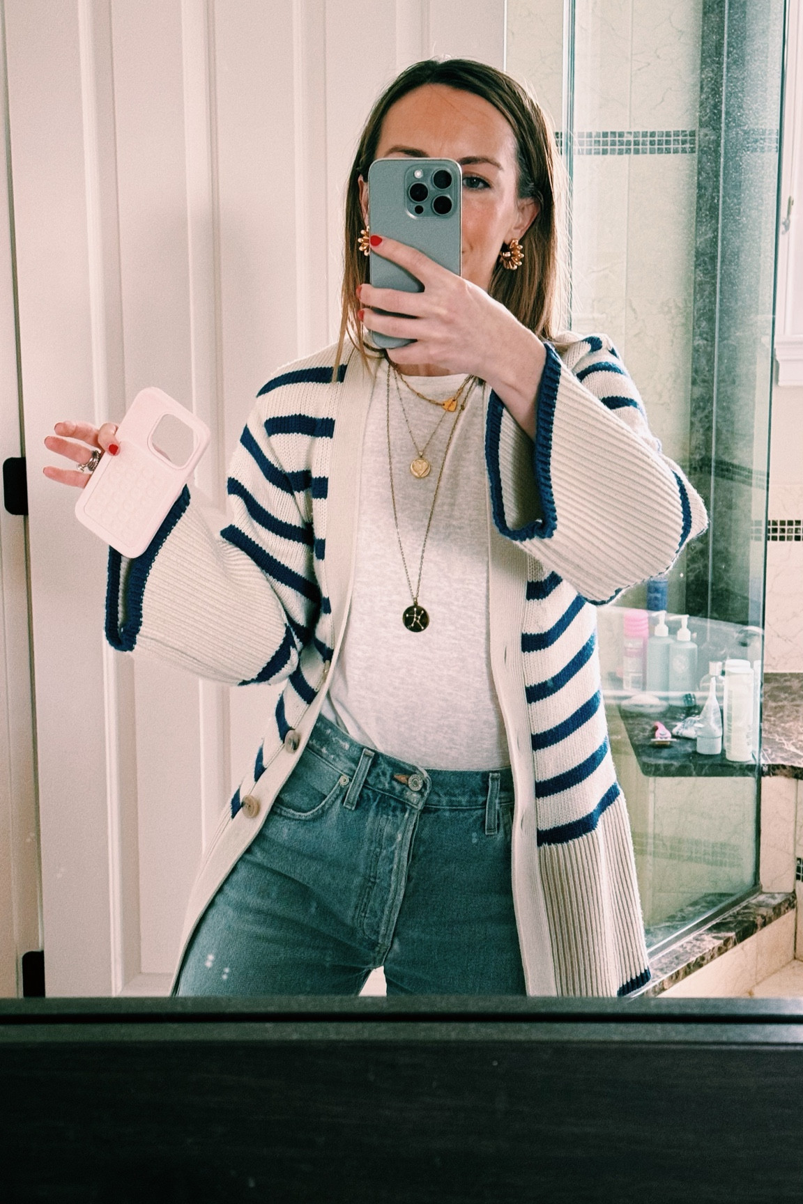 Living for stripes at the moment. This one is old Toteme. Sharing a few by this brand and some other options for less! 

#LTKSeasonal #LTKstyletip