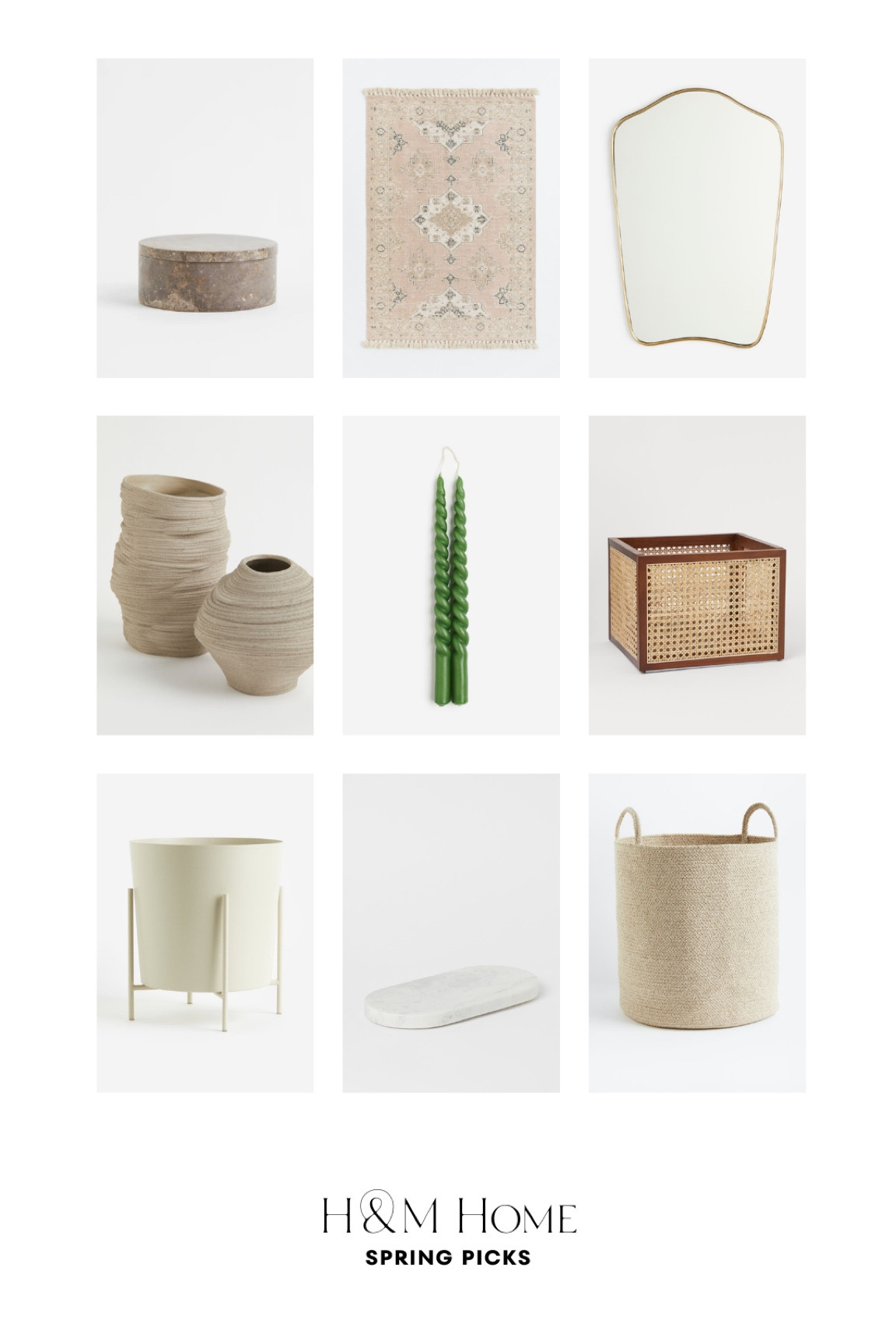H&M Home decor picks for springtime! 

home decor l home design l living room l bedroom l tray l candles l mirror 

#LTKhome