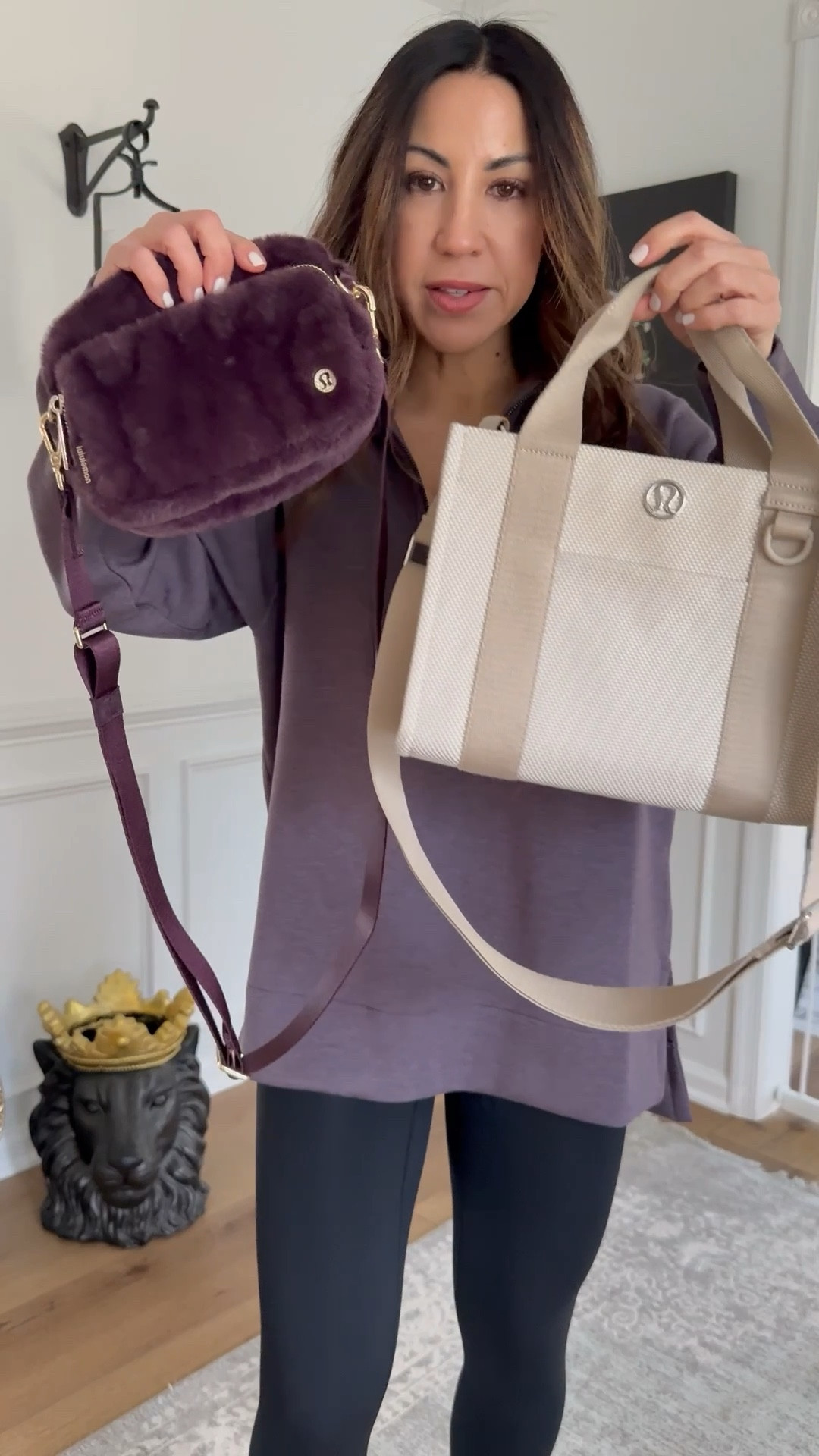 Lululemon end of season sale, Crossbody bags, full fur bag, Lululemon bags. Small sweatshirt.

#LTKFindsUnder100 #LTKFindsUnder50 #LTKSaleAlert