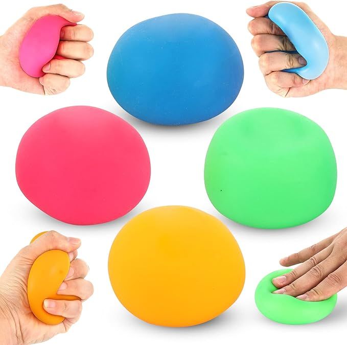 4 Pack Stress Ball for Kids and Adults Slow Rising Balls Sensory Fidget Toy Anxiety Stress Relief... | Amazon (US)