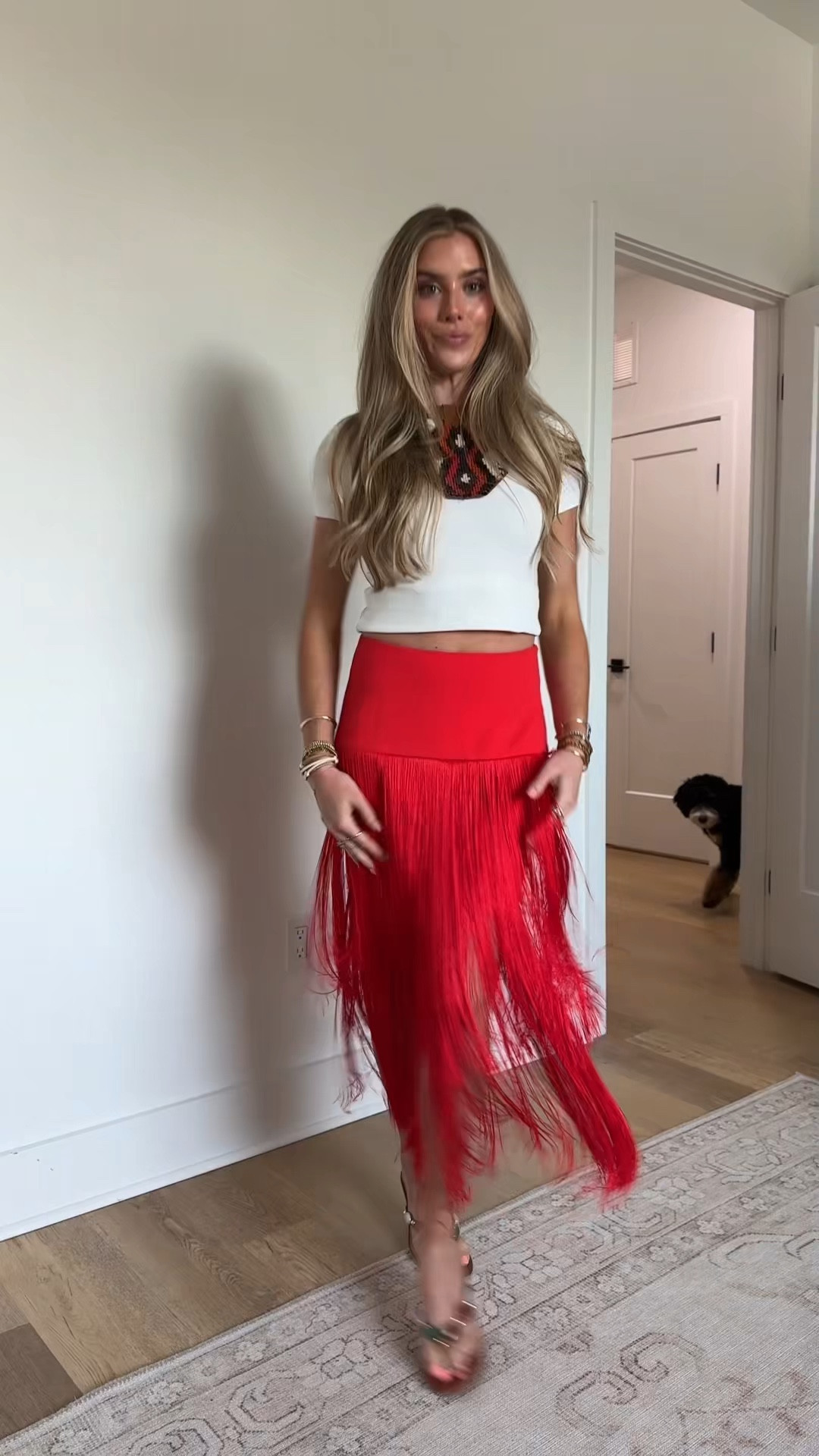 It’s cinco de mayo! My fun fringe skirt is from Walmart size xs and I paired it with my Cuts Clothing size xs (code SLOANEV) tomboy tee. My heels are an amazon find!

#LTKootd #LTKdayinmylife #LTKSeasonal