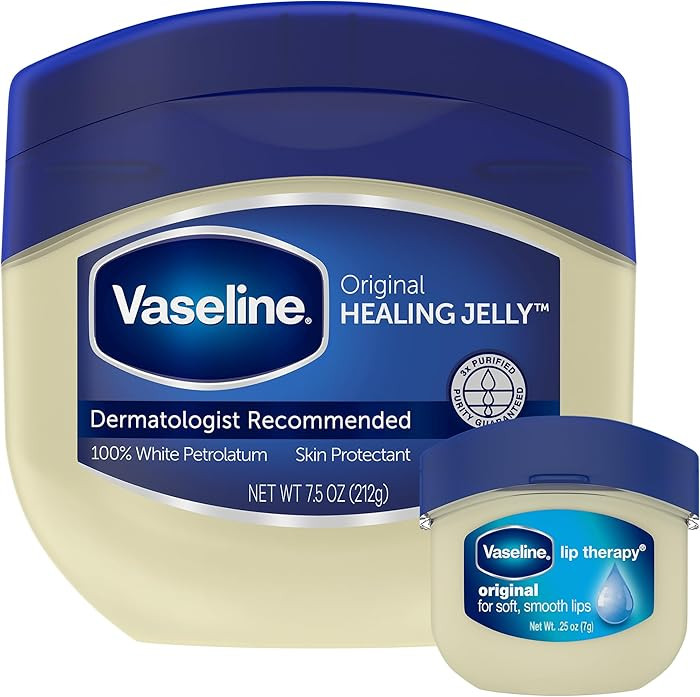 Vaseline Original Healing Jelly, Skin Protectant with 100% White Petrolatum + Original Lip Therap... | Amazon (US)