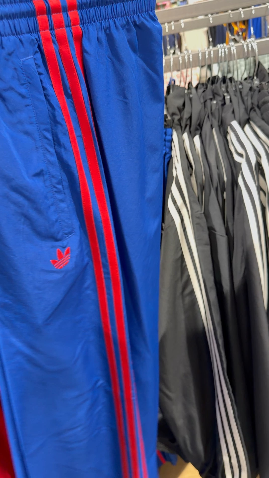 @adidas wide leg track pant in this vibrant blue just in time for spring! #springfashion #adidas 

#LTKMidsize #LTKSaleAlert #LTKootd