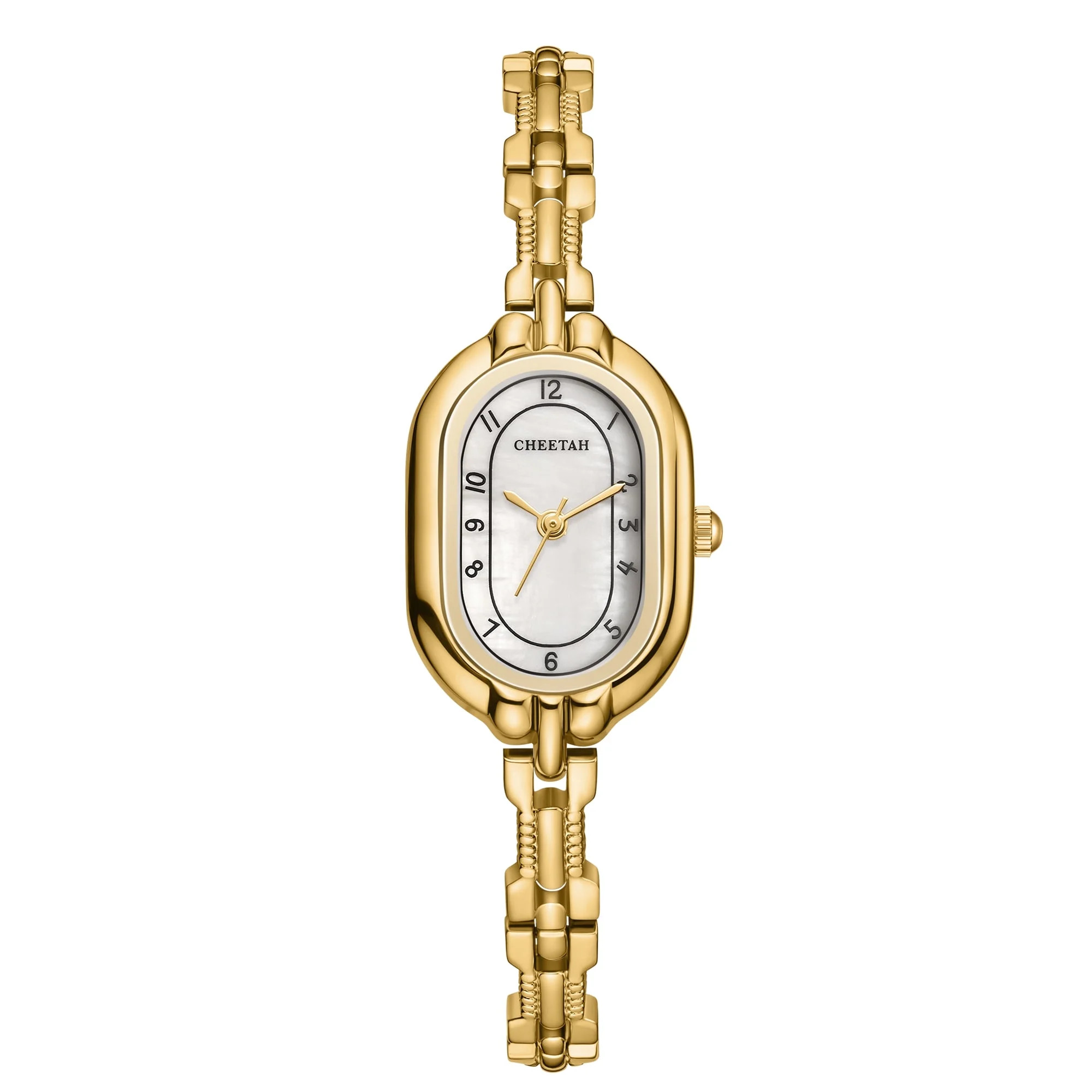 GOLDEN HOUR Women's Bangle Watch Small Vintage Bracelet, Easy Read Numeral Dial Waterproof | Walmart (US)