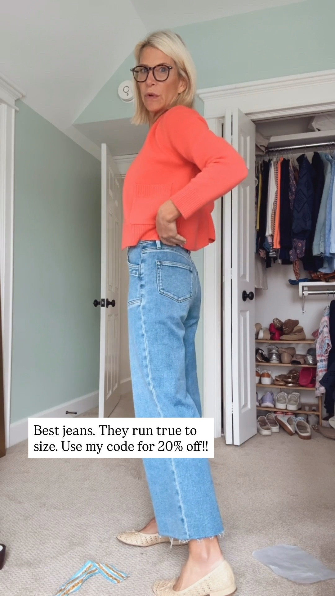 These are honestly some of my favorite jeans! They run true to size, have such a flattering fit, and are easy to style with everything from tees to lightweight sweaters. Use my code ANGELA20 to save 20% at Anthropologie!

❤️ Heart = Support my posts
📌 Save = Get sale & restock alerts
🛍️ Follow me on LTK for more everyday favorites.

#LTKootd #LTKOver40 #LTKSaleAlert