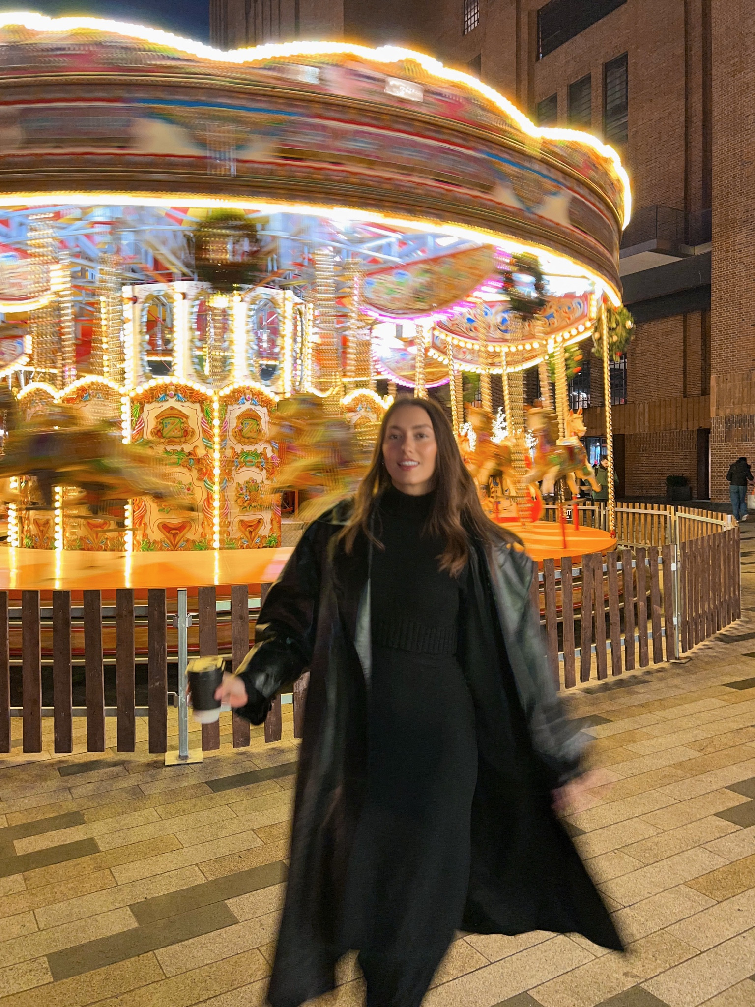 The perfect winter plane/travel outfit. Black leather trench coat, long black maxi dress, black boots.  

 #LTKHoliday #LTKSeasonal #LTKTravel
